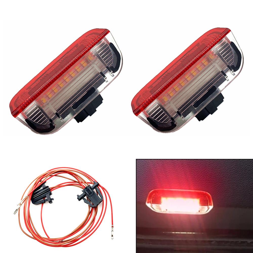 For Golf 5 6 Passat Jetta Skoda Superb Seat Alhambra Porsche Cayenne Panamera Lamp Car LED Door Light Welcome Wiring Harness