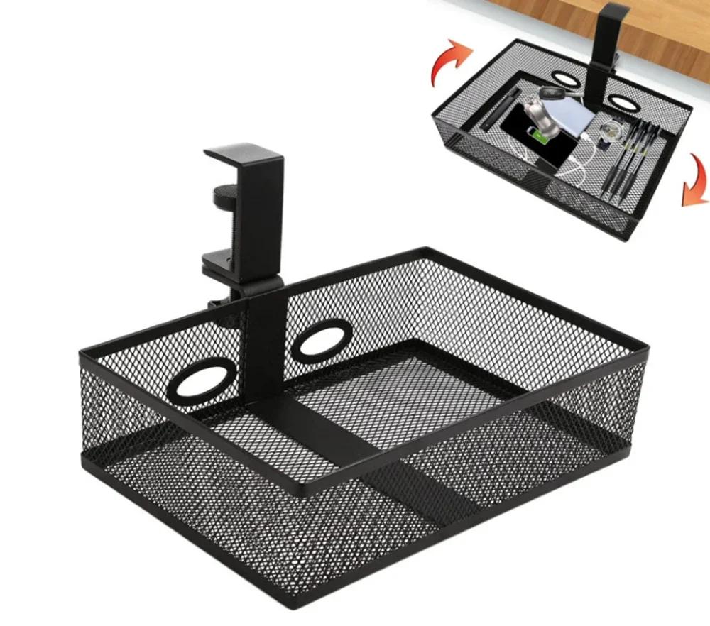 Подстолье для организации кабелей в домашних офисах органайзер для проводов вращающийся на 360 градусов держатель для розеток стойка для хранения удлинителей 5098₽