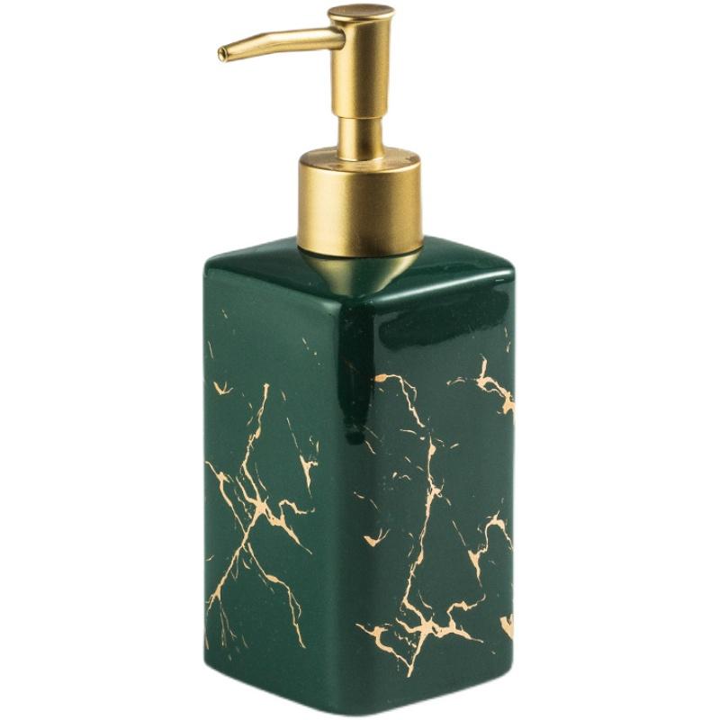 Color Ceramic Bathroom Soap Dispenser Shampoo Bottle Creative Color Household Liquid Soap Dispenser Cabins Hotel Apartment
