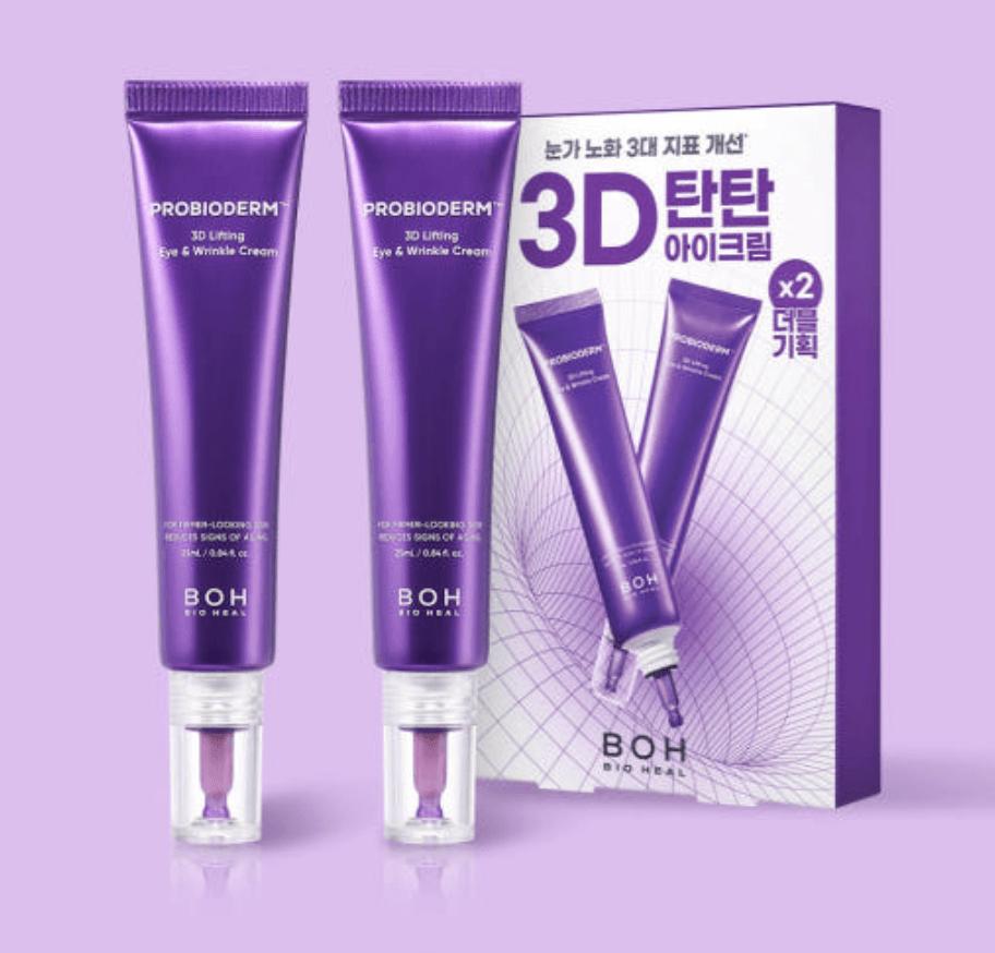 

BIOHEAL BOH PROBIODERM 3D Lifting Eye & Wrinkle Cream 25ml Double Pack / Anti-aging, Moisturizing, Korean Cosmetics, Kbeauty