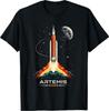 Artemis Ii Space Rocket Launch Mission To The Moon Artemis 2 Tshirt