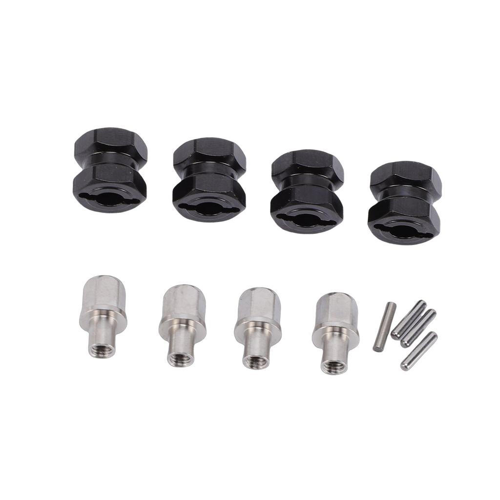 4 Pcs 12mm RC Hex Hub Extension Electrophoresis Treated Hex Drive Adapter Spacers for 1Celsius10 RC Crawler