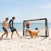 Football Goal with Protective Foam, 2.4 x 1.6 m, Yellow