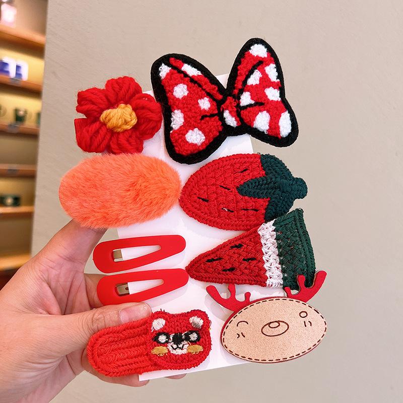 Korean Style Cartoon Hair Clips for Girls - Cute Princess Hair Accessories for Baby & Kids, Anti-Slip Baby Hairpins