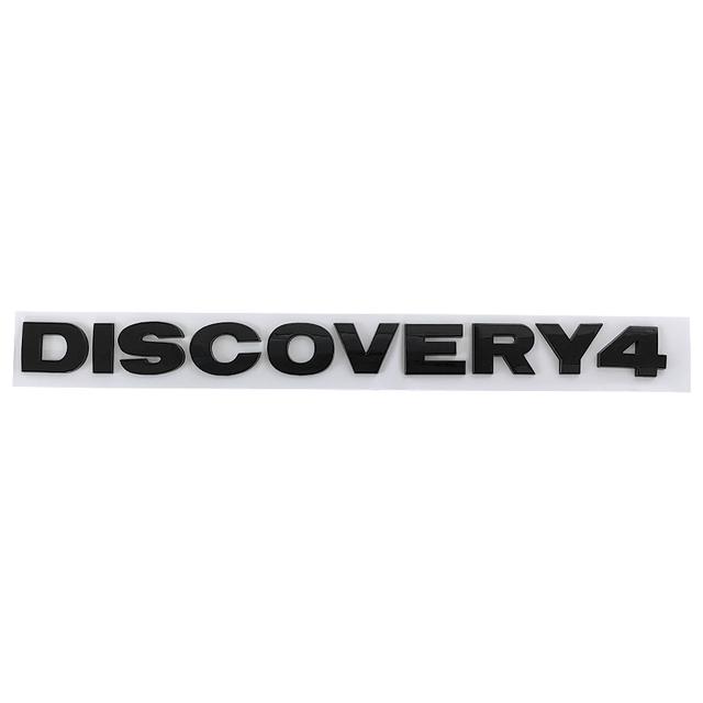 

3D ABS Discovery4 логотип с буквами, задний багажник автомобиля, багажник, задняя дверь, эмблема, наклейка для L/и R/over D/iscovery 4, аксессуары чёрный