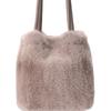 Winter flauschige Tasche niedliche tragbare Schulter Umhängetasche Korea Dongdaemun ins Wind flauschige Bucket Bag