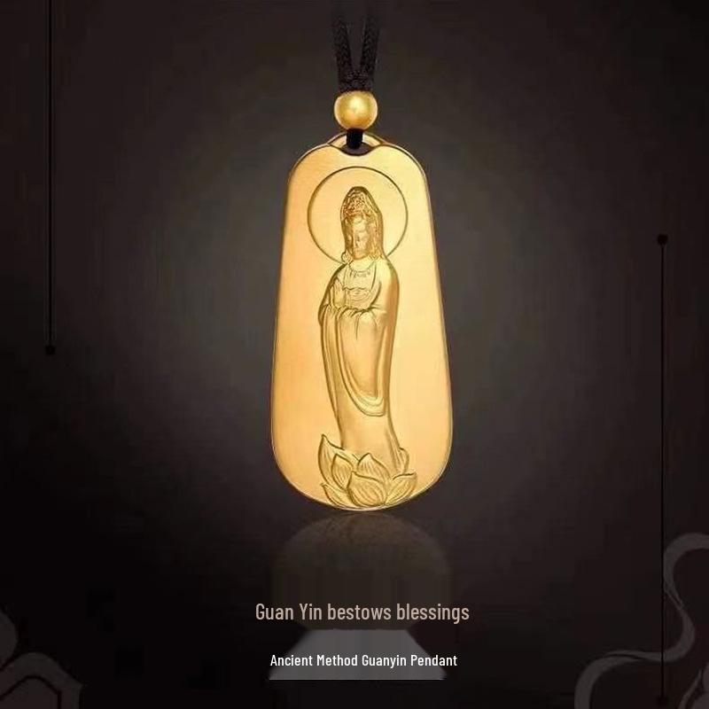 

Versatile Unisex Guanyin Pendant Necklace: Enhances Style & Makes a Thoughtful Gift