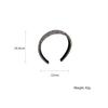 Headband Headwear Versatile Headbands Silver Color Hairbands Velvet for Women Hair Accessories Gifts