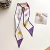 Korean Style Silk Scarf and Hairband Set - Versatile Women's Accessory for Summer