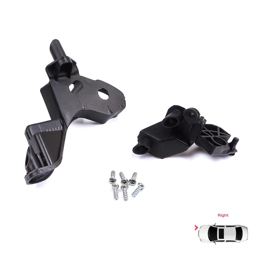 BHL574-2 Headlight Holder Mount Repair Bracket Tab Set Right Side for Citroen C4 MK2 B7 NC 2009-2018 DS4 MK1 NX 2010-2015 6212H0