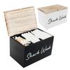 Wooden Tampon Holder 3-Grid Bathroom Cotton Pads Tampon Storage Box Women Girls Desktop Sanitary Pad Napkin Organizer