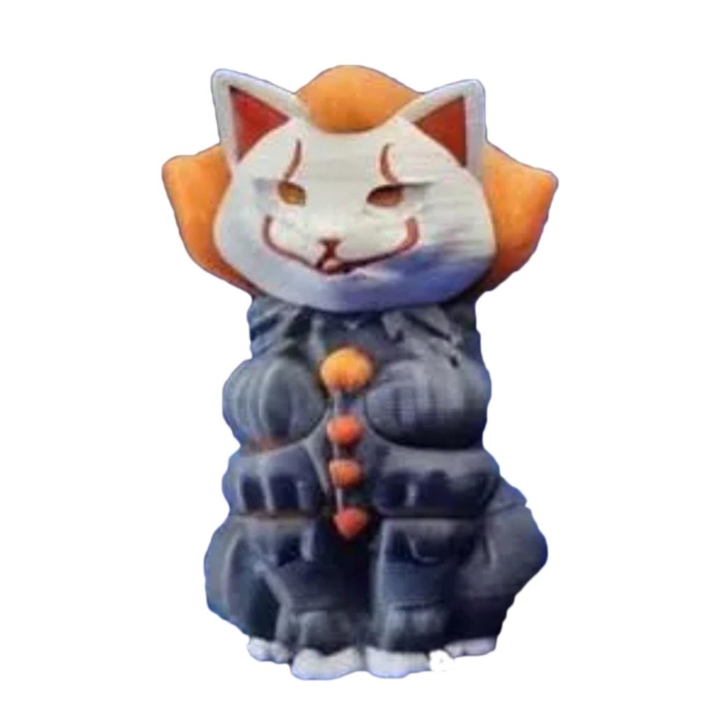 Cat Halloween Ornaments Animal Miniature Model Decoration Small Ornaments