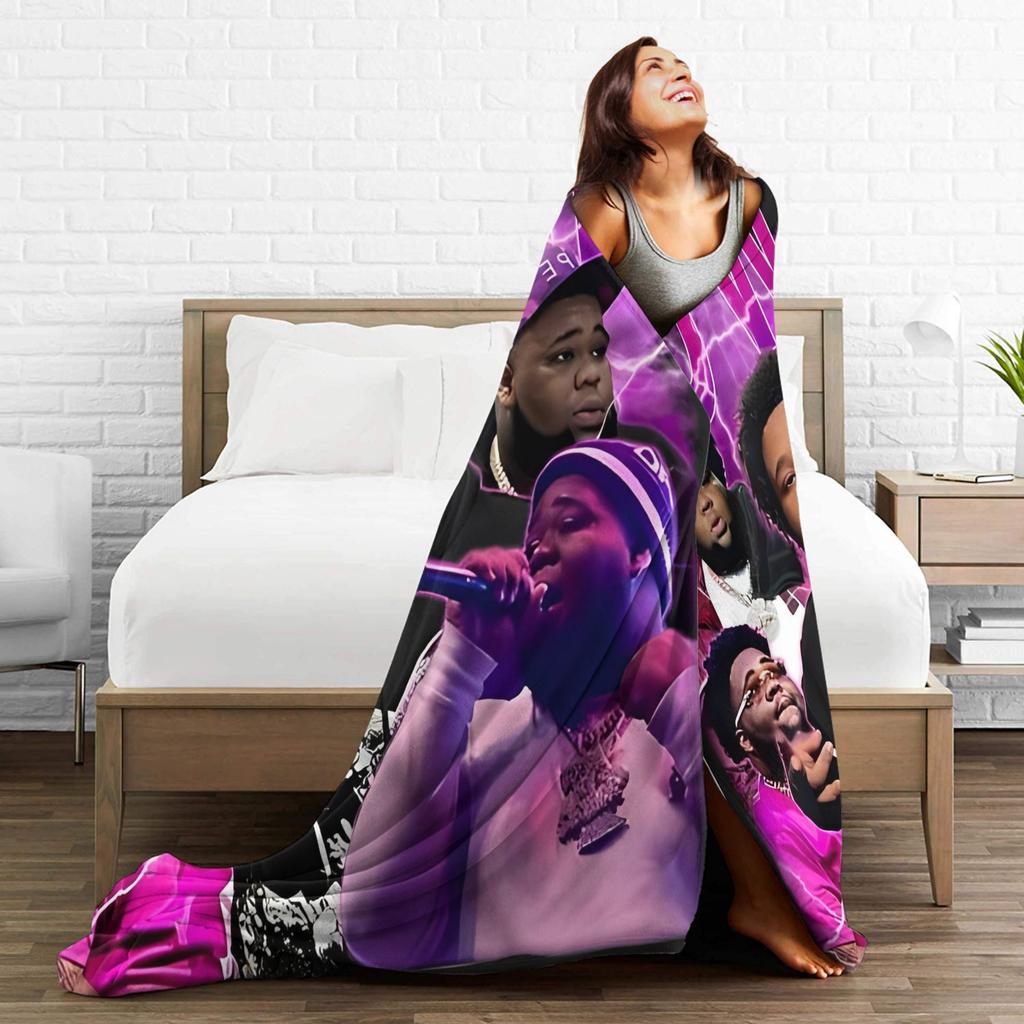 Rapper rod wave Coperte Qualità Calde Morbide Coperta da Divano Campeggio Invernale Sedia da Divano Copriletto Stampato