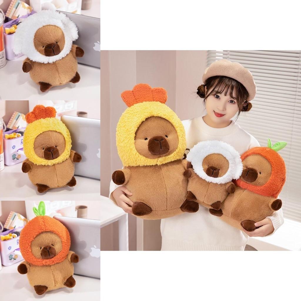 Adorable Capybara Plush Toy Soft Stuffed Animal Pillow For Kids And Girls Gift