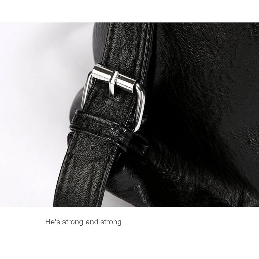 Handbag Women PU Large Capacity Adjustable Strap Office Daily