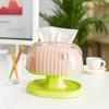 Portable Dust-Proof Dopamine Tissue Box Double Layer with Shelf Paper Towel Case Sealed Plastic Napkin Holder Room Decor