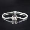 French Luxe Markise Full Diamant Armbånd - Mote Tilbehør for Kvinner S8429
