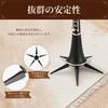 SAKURAN Clarinet Stand, Foldable, Lightweight, Anti-Tip, Clarinet Accessory, Wind Instrument, Storage Inside Bell, Compact (5 Legs)