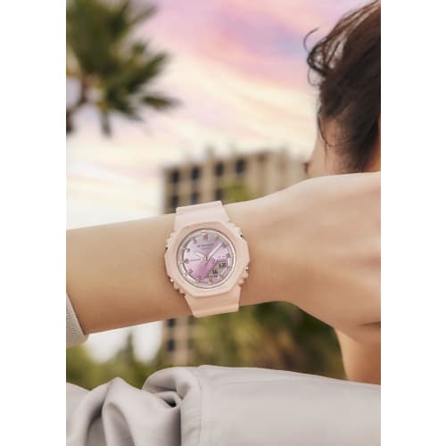 Casio Watch G-Shock Biomass Plastic GMA-P2100SG-4AJF Ladies Pink x Pink Gold