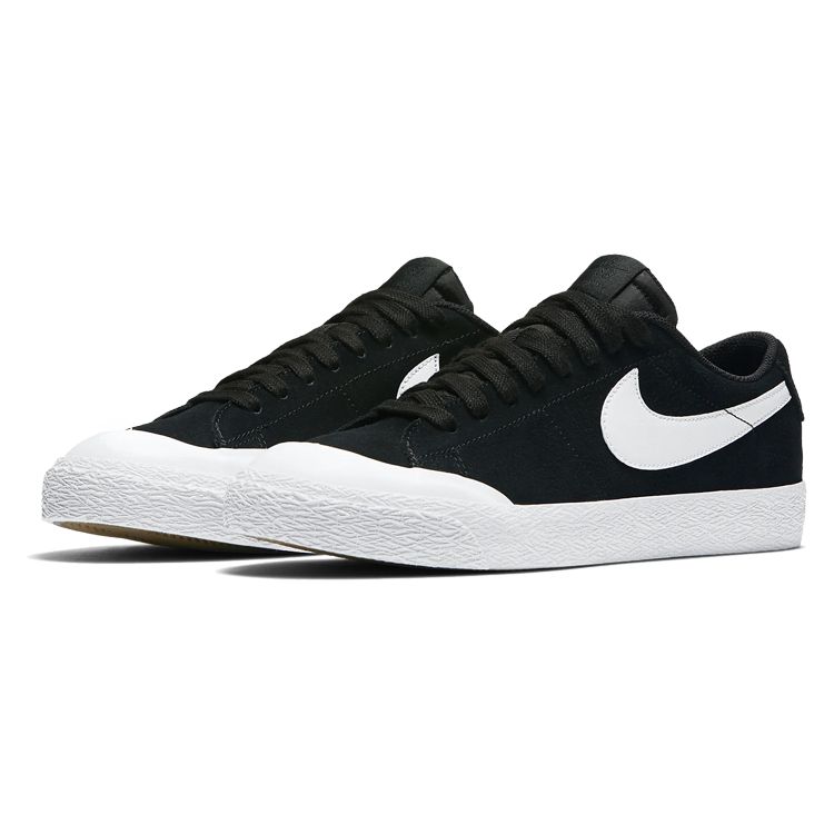 Nike Zoom Blazer Low SB XT Black Unisex Sneakers White-Gum-Light-Brown 864348-019