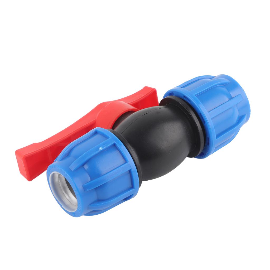 4 st PE Rak Kulventil Avstängningsventil Hem Trädgård Rörledningsbeslag Tillbehör 1 tum