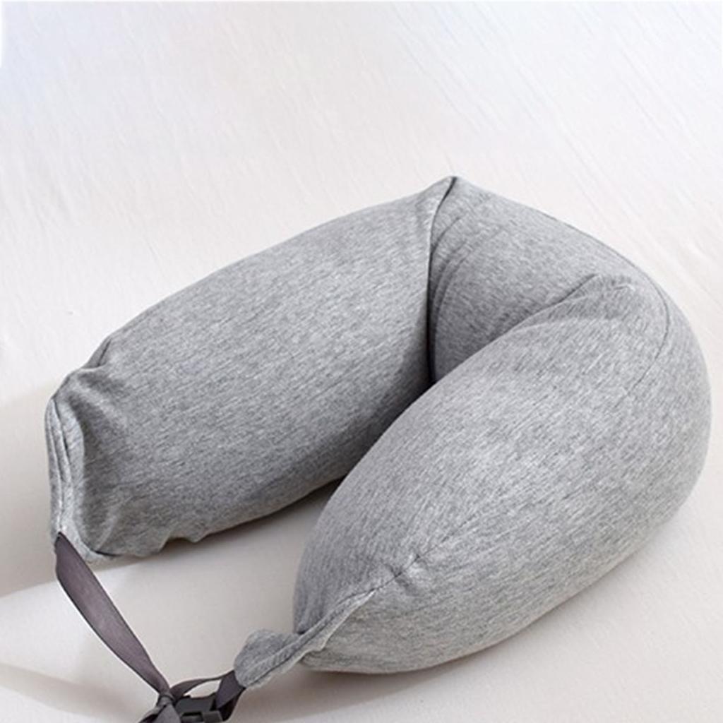 U-shaped neck pillow Braces travel sleep neck support wraps Soft U shaped pillows lunch break pillow particle Brace