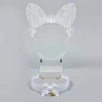 Halloween party costume ball headgear lace veil Internet celebrity cute cat rabbit ears headband hairpin