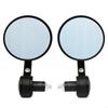 28GC 2Pcs Universal 7/8" Round Handlebar Rear Mirrors Motorcycle Rearview Mirror