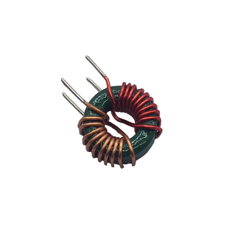 Ferrite Core Coil: Red Core, 10-Turn, 500UH, 0.45 Wire, 3A Common Mode Choke, Split Winding, T9*5*3