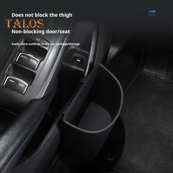 Car Seat Side Organizer Multi-Functional Storage Box for Car Doors And Backs Faux Leather Cell Phones Sunglasses Gadgets for Car Enthusiasts