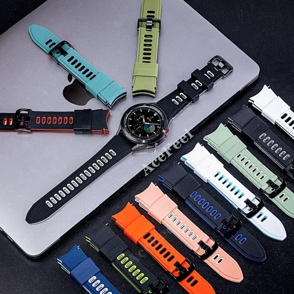 Silicone Band for Samsung Galaxy watch 7/FE/5 Pro/6/4 classic 44mm 40mm Silicone sport belt bracelet correa Galaxy watch 7 Strap