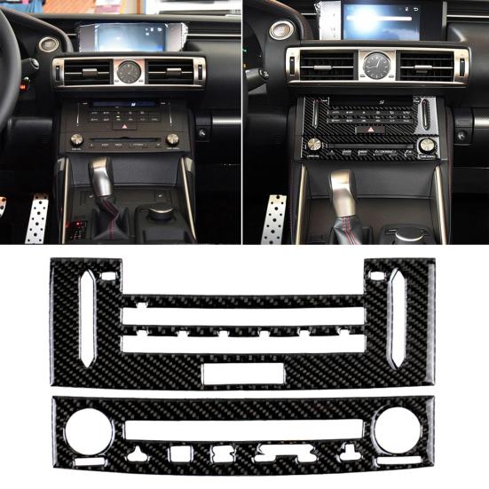 

2 шт./компл., наклейки на левую автомобильную навигационную панель CD, украшения, пригодные для Lexus IS250