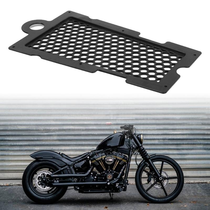 Motorcycle Radiator Guard Mesh Cover ABS Molded Radiator Grill Enhanced Cooling Efficiency & Engine Safety