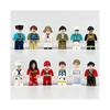 12 PCS Tour Guide  Santa Claus Outdoor Adventurer Divers Career Figures Building Block Toys for Children