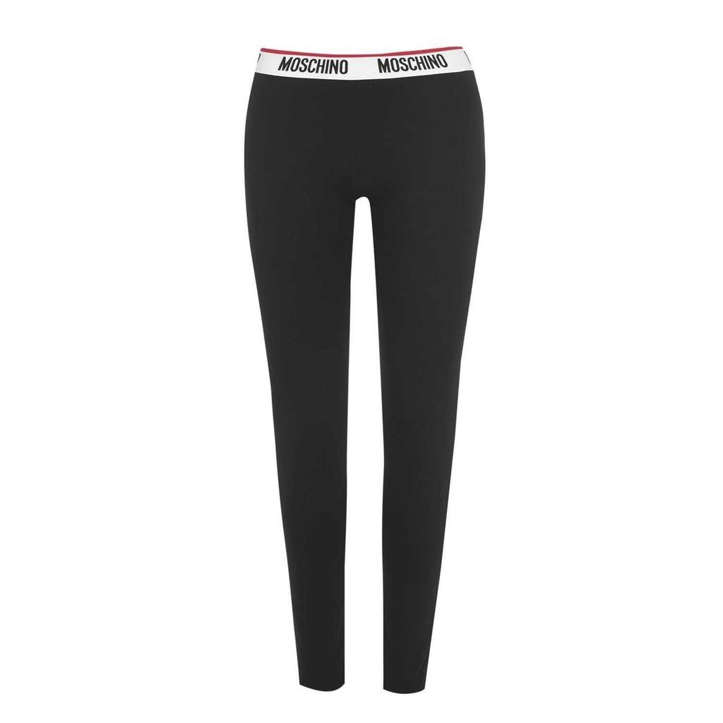 Moschino Womens/Ladies Tape Logo Regular Leggings