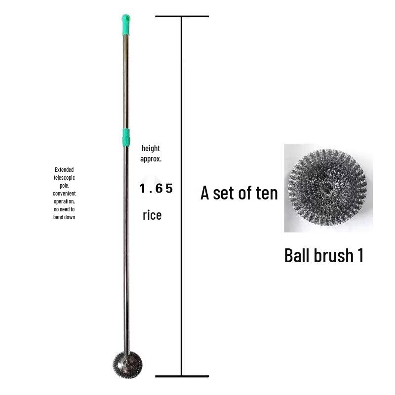 Jundingying Extended Steel Wool Brush Set