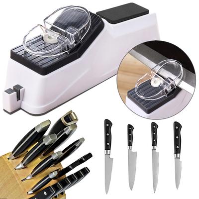 Professional Electric Sharpener Machine with Protective Cover Multifunction Chef Knife Sharpener for Quick Sharpening&Polishing