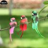 1PCS Garden Prop DIY Decoration Swallow Tail Bird Clip Handmade Simulation Bird Creative Feather Lawn Branch Figurine Ornament