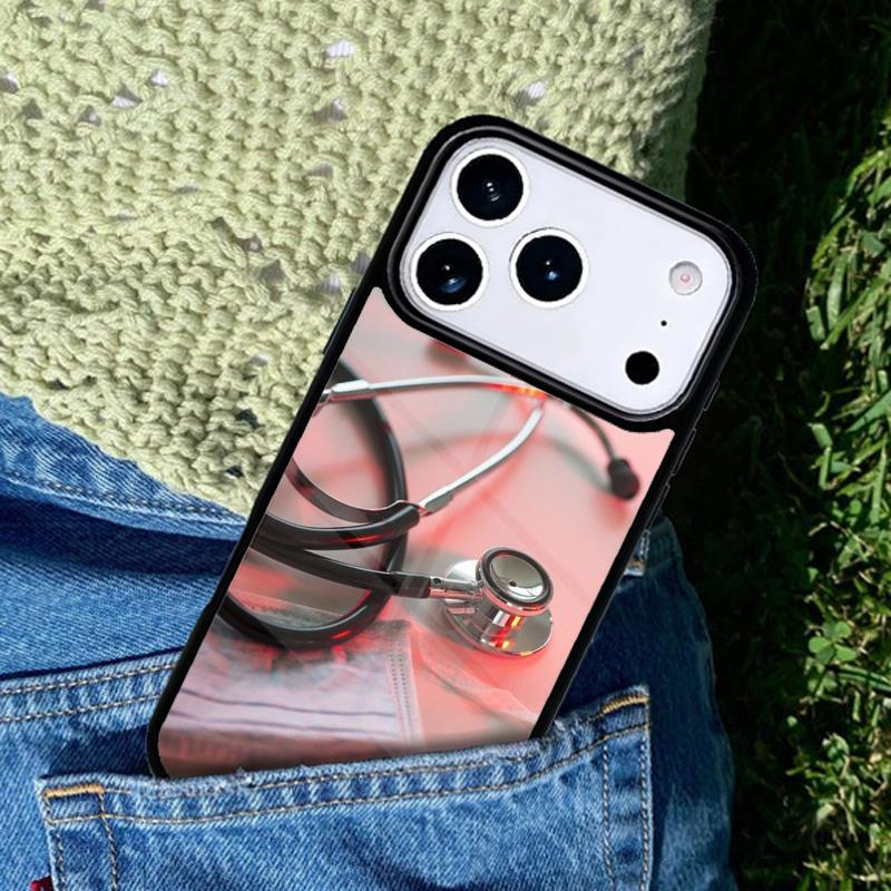 Cartoon Medicine Nurse Doctor Phone Case Cover for IPhone 11 12 13 14 15 16e 17 Pro Max Coque for IPhone 17 Air