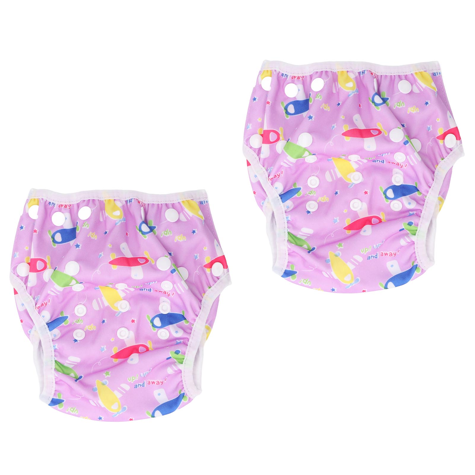 

Детские плавки-подгузники водонепроницаемые с кнопочной регулировкой дышащие многоразовые для купания и душа T19