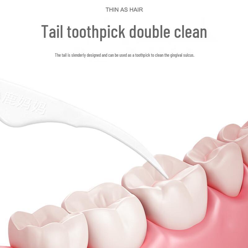 FAWNMUM Individually Wrapped Dental Floss Sticks