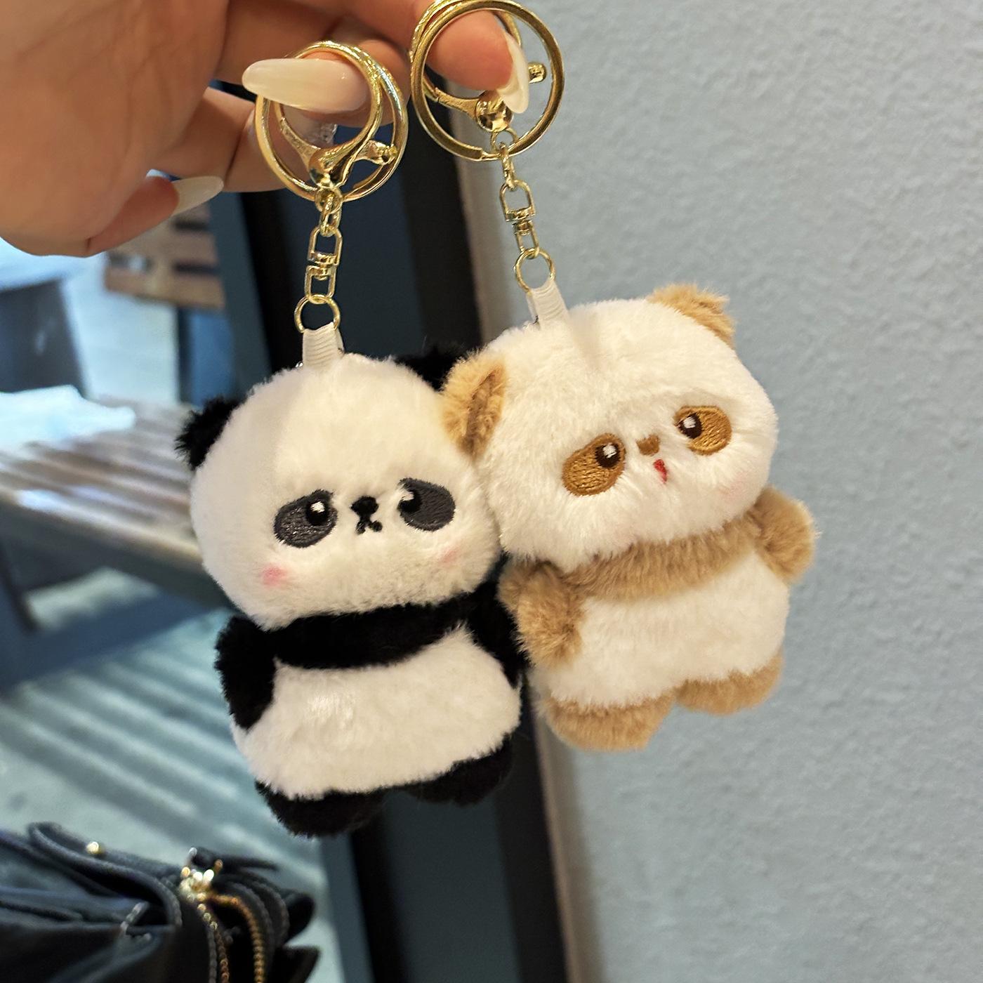 

Новая Магнитная Пара Плюшевая Игрушка Панда Магнитная Кукла Панда Кукла Кукла Панда Подвеска для Сумки 10cm