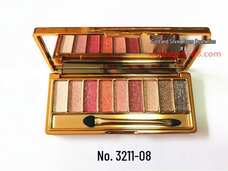 Winnie the Pooh Nine-Color Dazzling Eyeshadow Palette with Diamond Finish