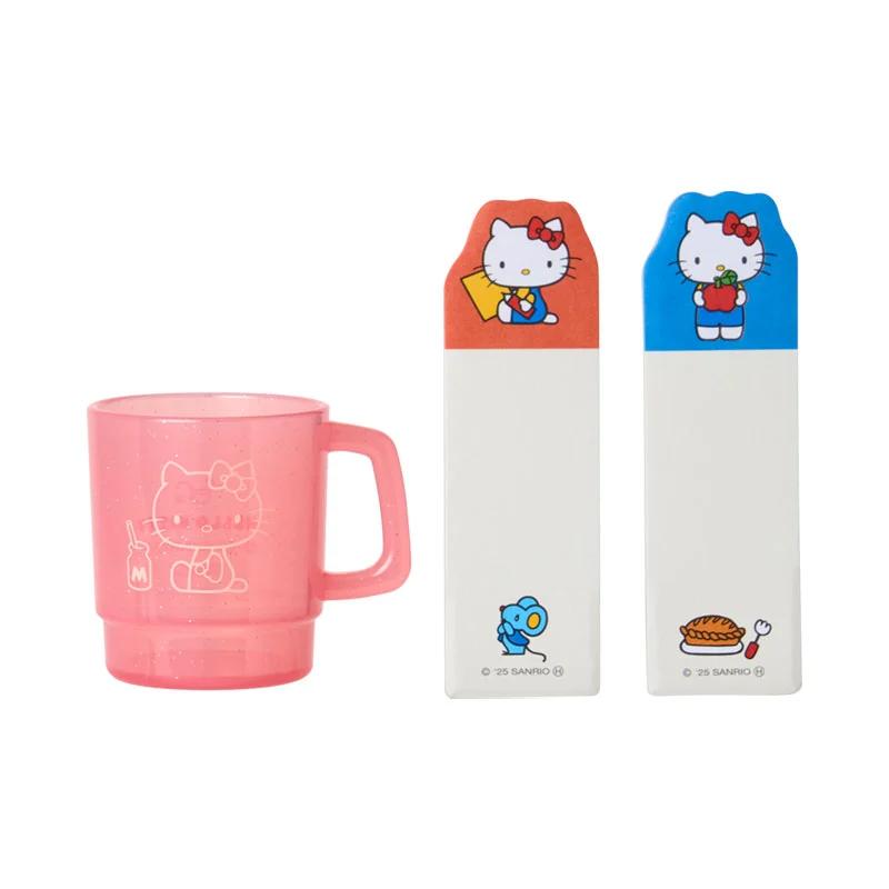 Sanrio Hello Kitty Sticky Notes In a Cup Case (Red) Japan NEW Sanrio Characters