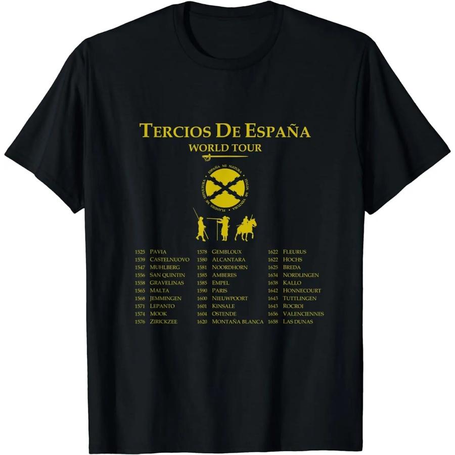 

Los Tercios Españoles World Tour_ Historia De España T-Shirt Short Sleeve Casual Cotton O-Neck Summer Men T Shirt XXXXXL