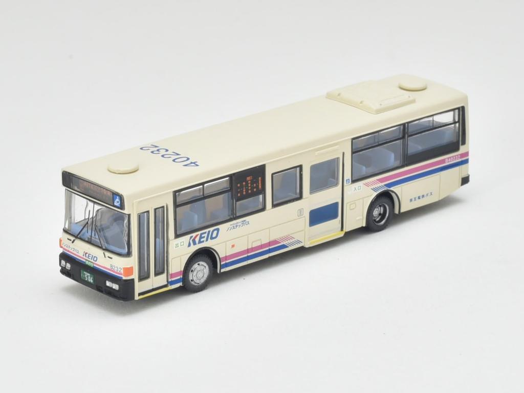 The Bus Collection Bus Collection Keio Bus Goodbye Nishiko 96MC Long Car Keio Electric Railway Bus Color Set of 2 Diorama Supplies Medium-sized