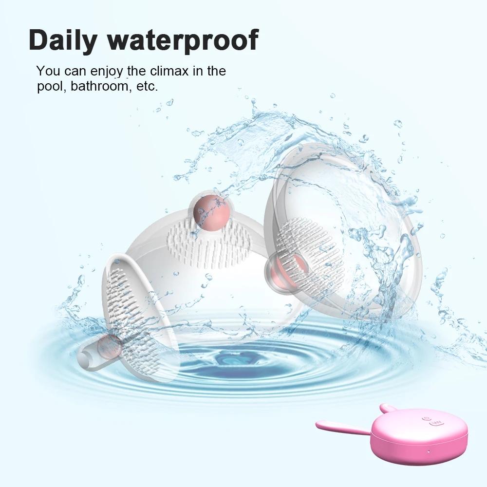 Nipple Sucker Vibrator Tongue Licking Nipple Cups Vibrator Clitoris Suction Massager Electric Breast Pump Breast Enlarge Massager Sex Toy for Women