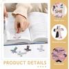 Magnetic Cross Bookmarks Christian 96 Pieces Floral Marks Markers Religious Bible Verses for School Prayer Education Church
