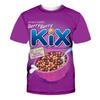 Newest Candy Snack Bag Chocolate Sauce 3D T Shirts Food Harajuku Men Women Short Sleeve PulloVer Tees Tshirts Casual Brand-2