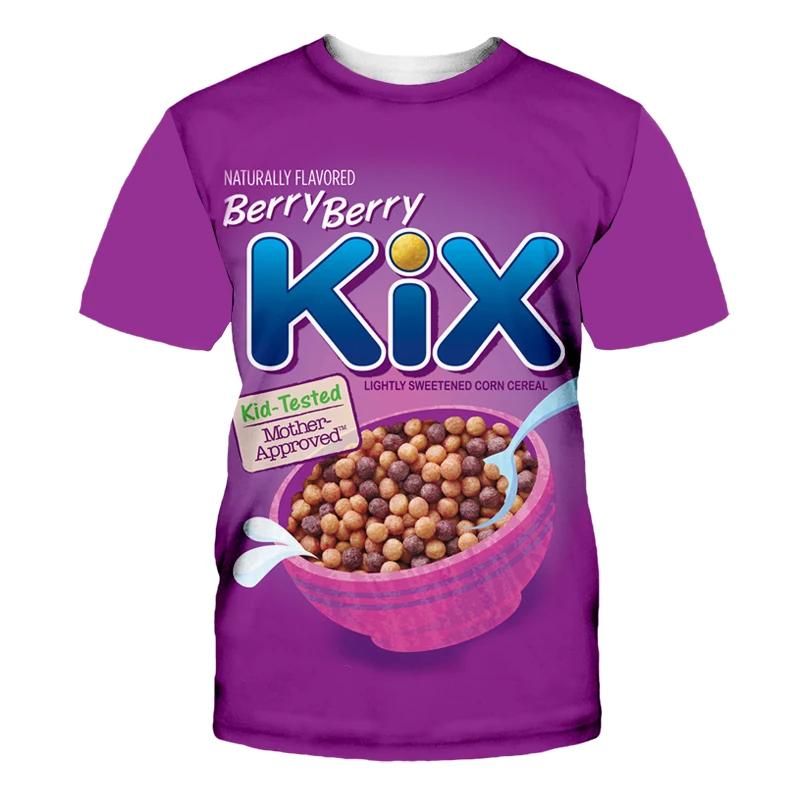 Newest Candy Snack Bag Chocolate Sauce 3D T Shirts Food Harajuku Men Women Short Sleeve PulloVer Tees Tshirts Casual Brand-2